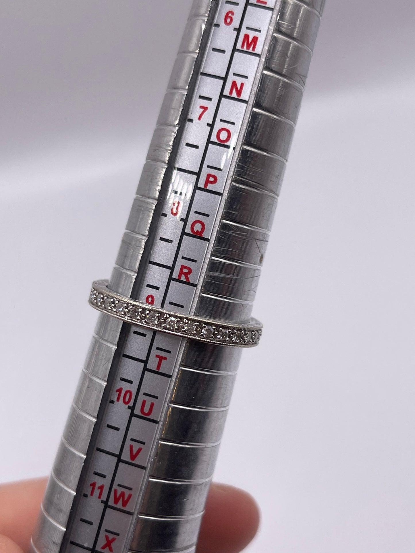 9ct white gold diamond eternity ring