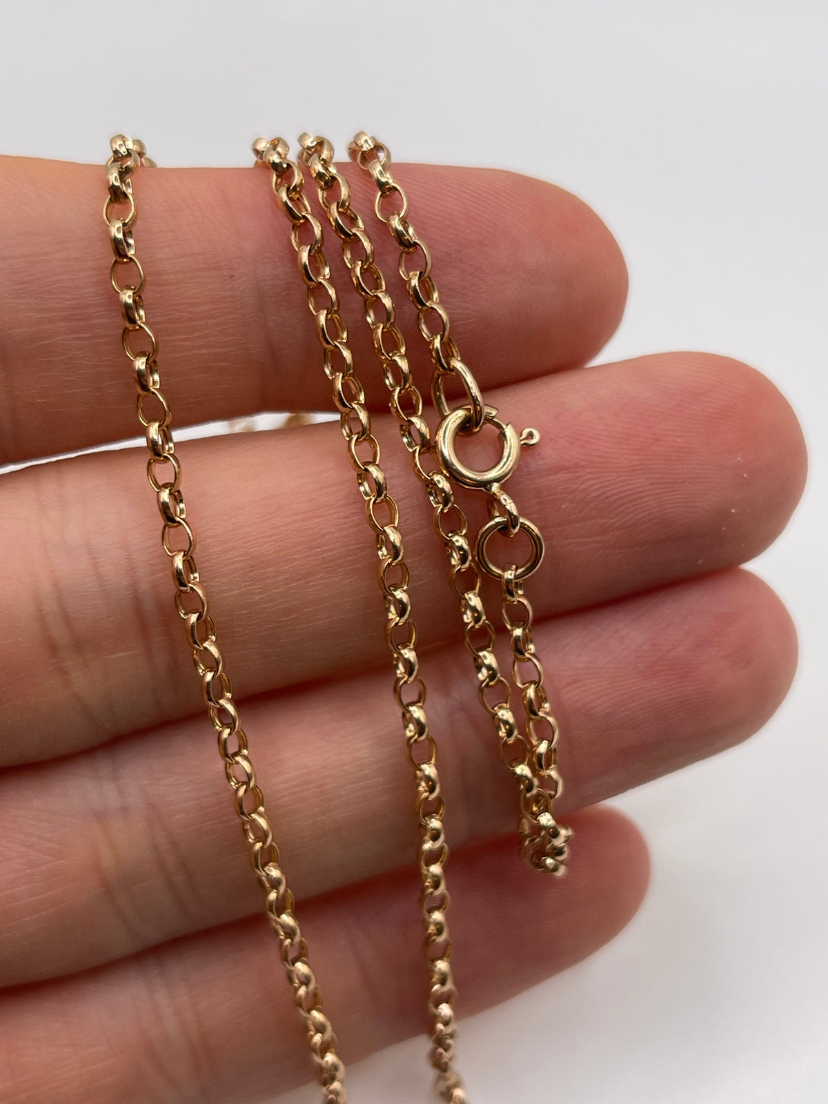 9ct rose gold chain 580
