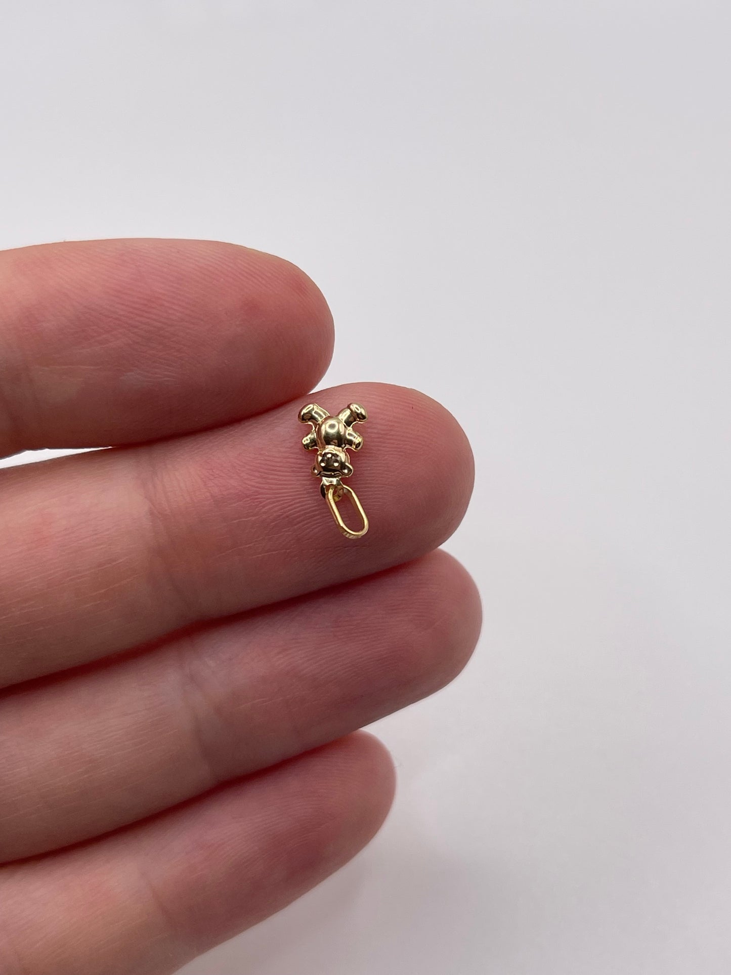 9ct gold bear charm