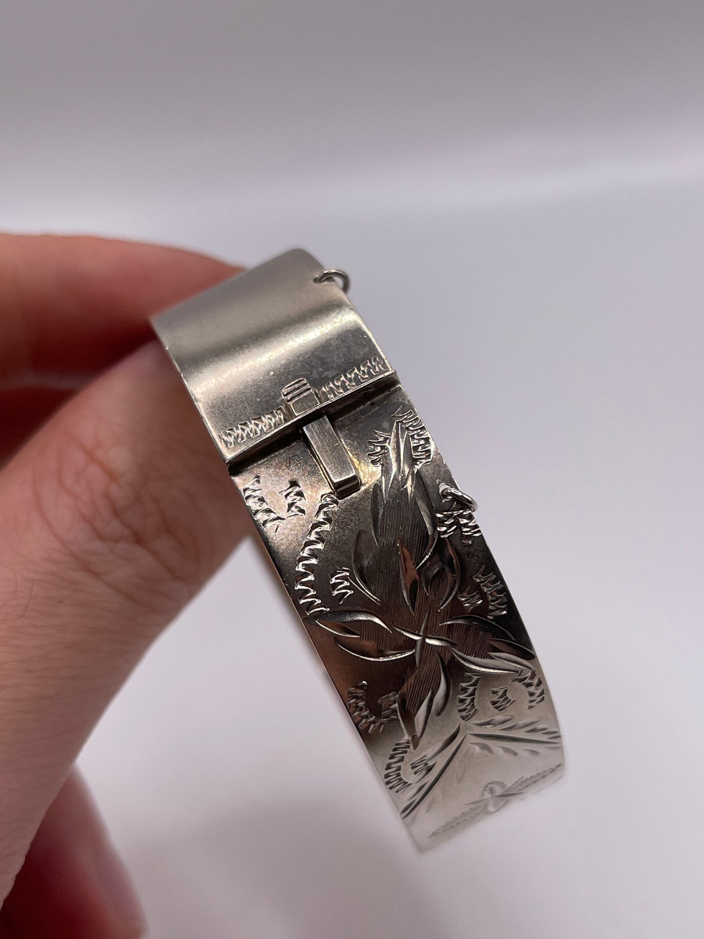 Vintage silver bangle