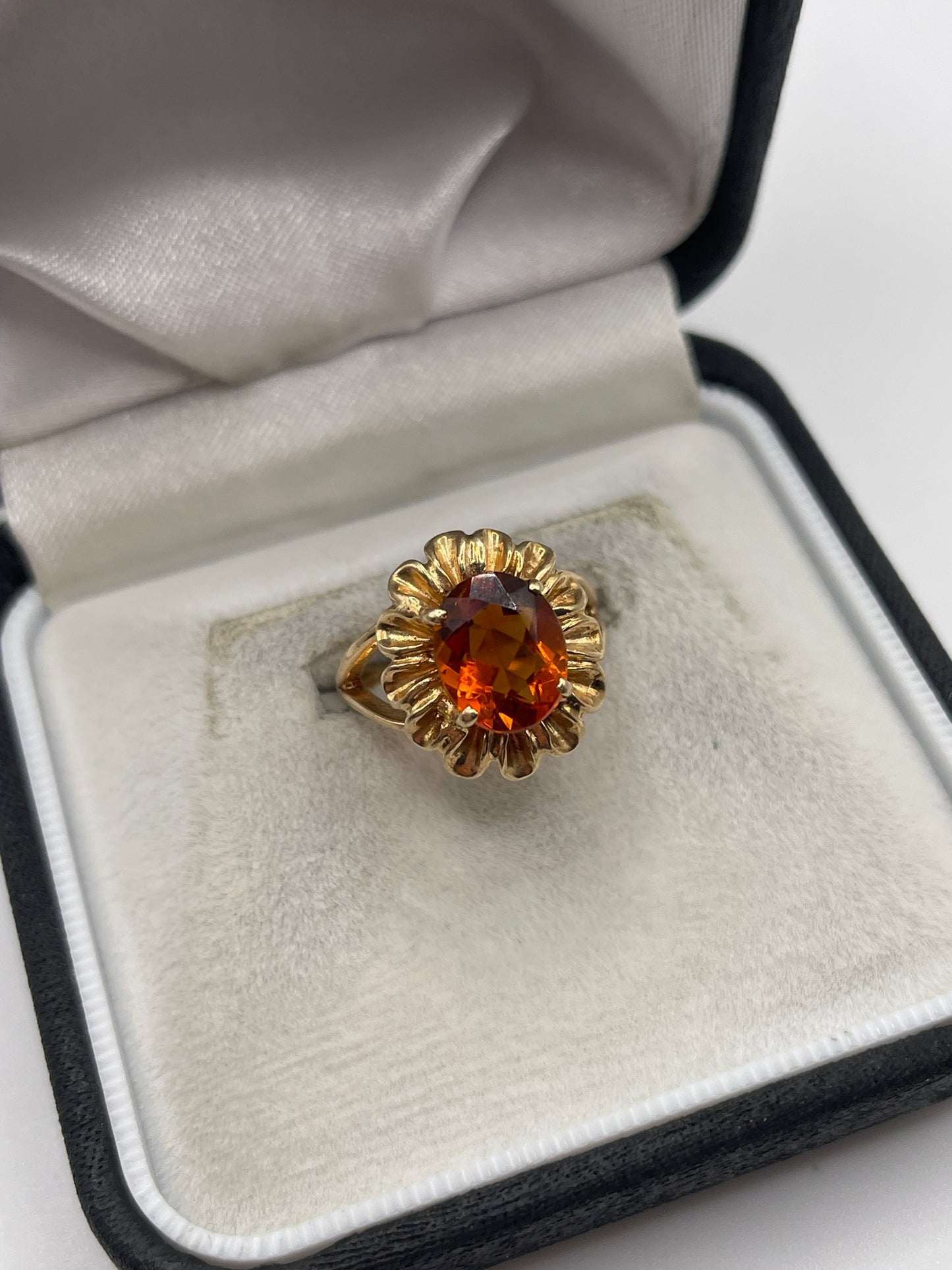 9ct gold paste ring