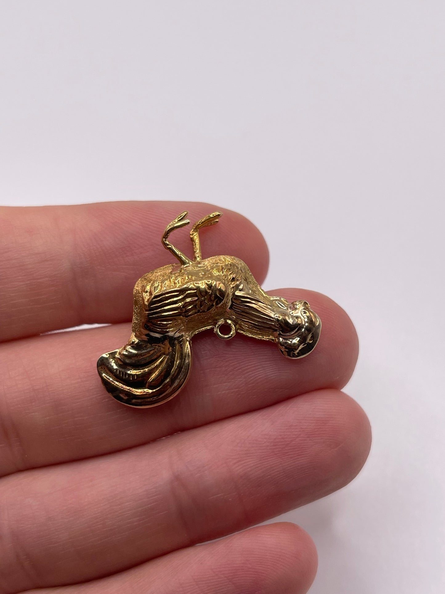 9ct gold rooster charm