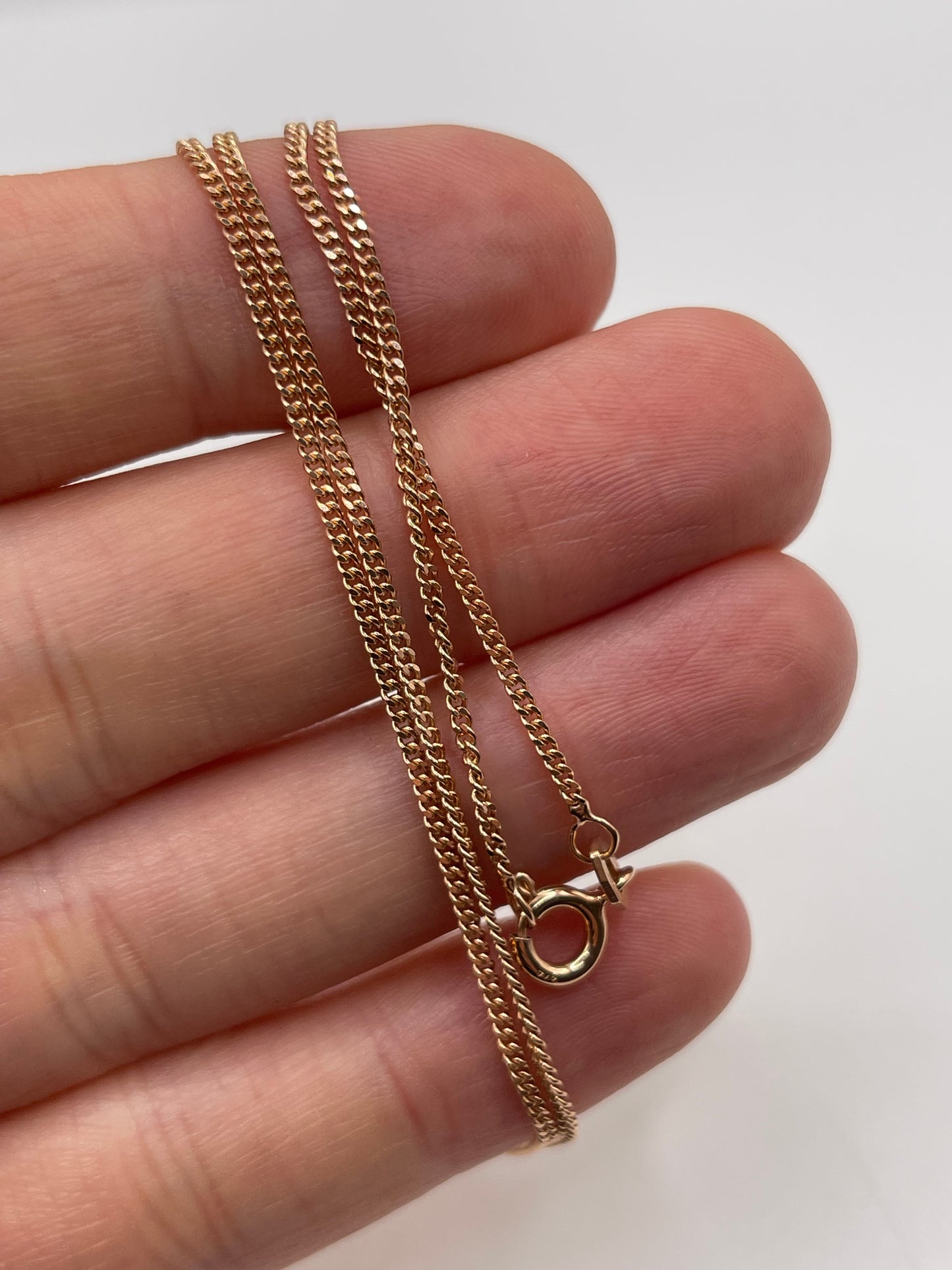 9ct rose gold chain 171