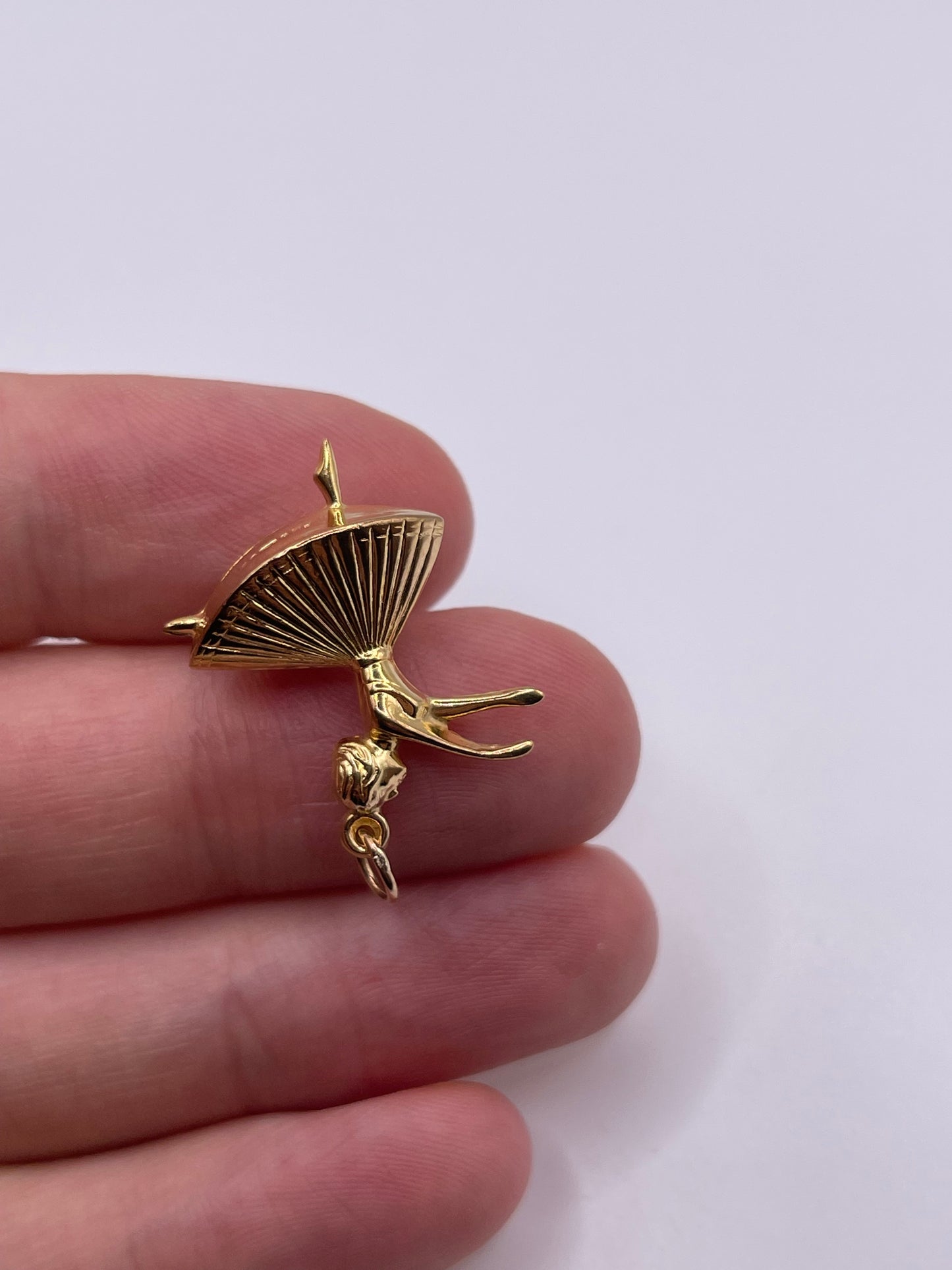 9ct gold dancer charm