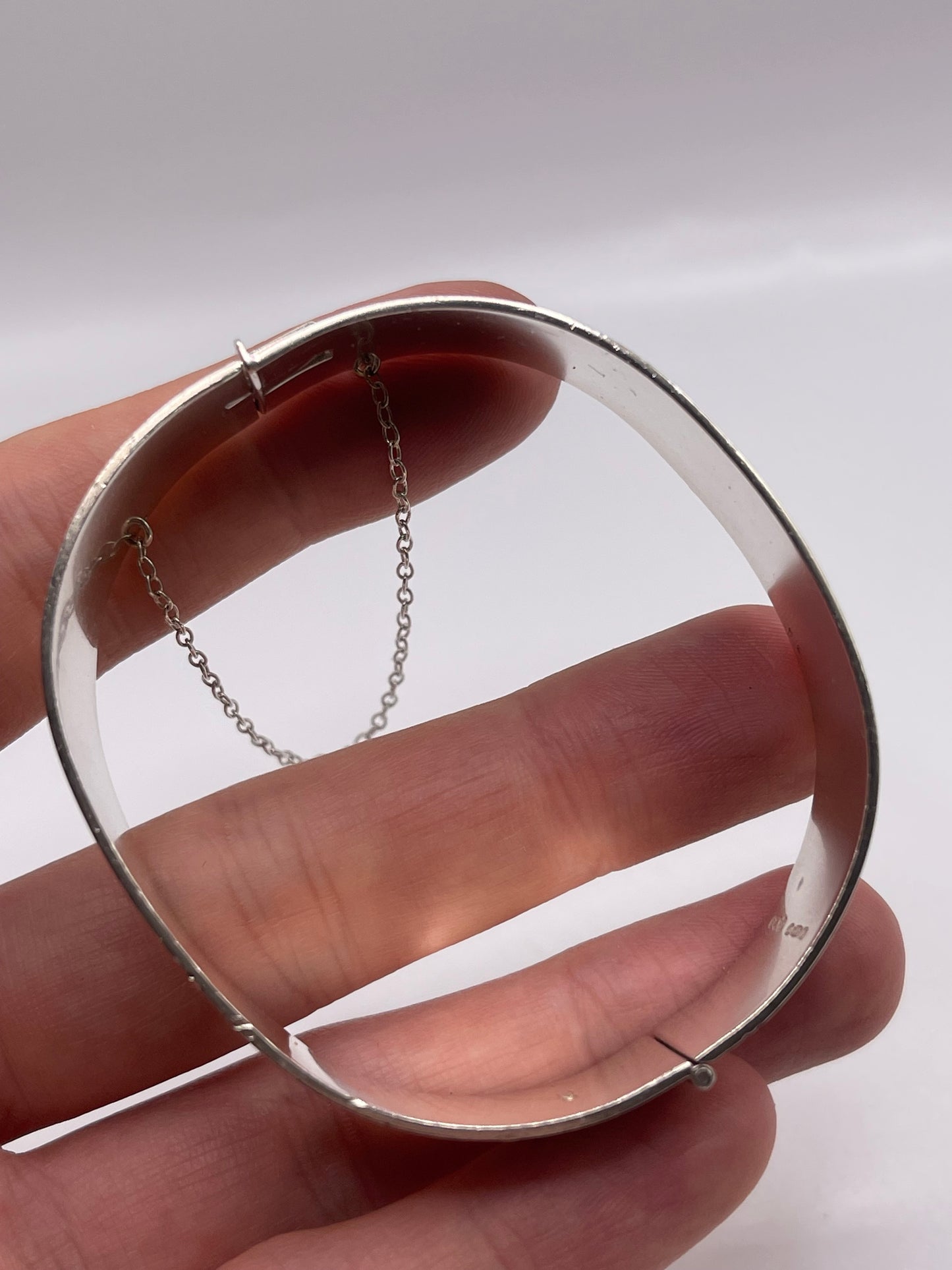 Vintage silver bangle