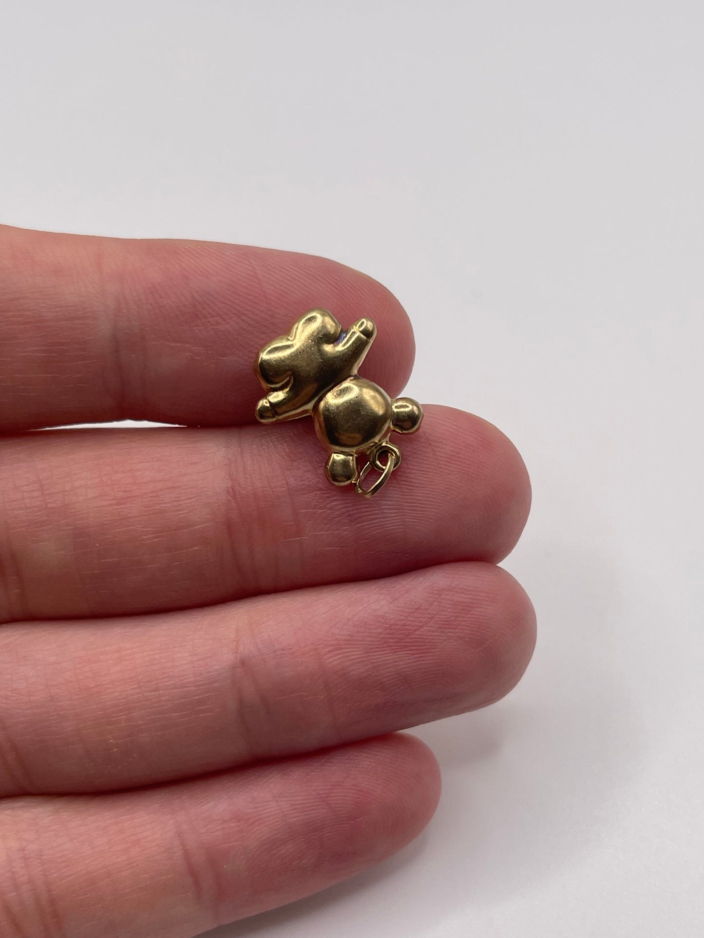 9ct gold bear charm