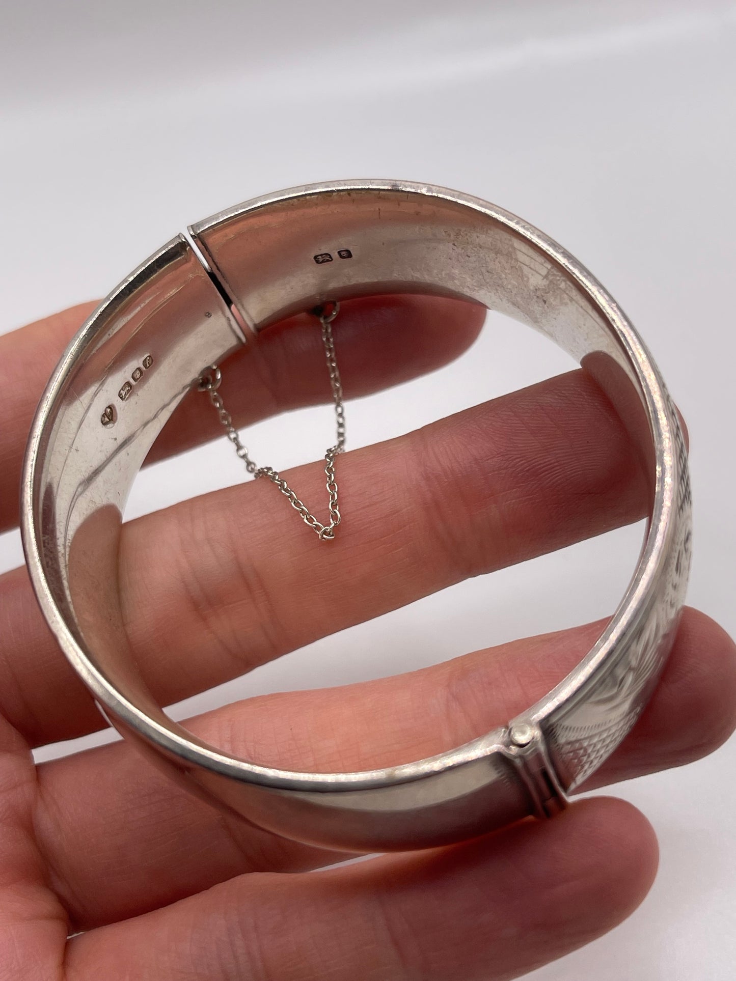 Vintage silver bangle