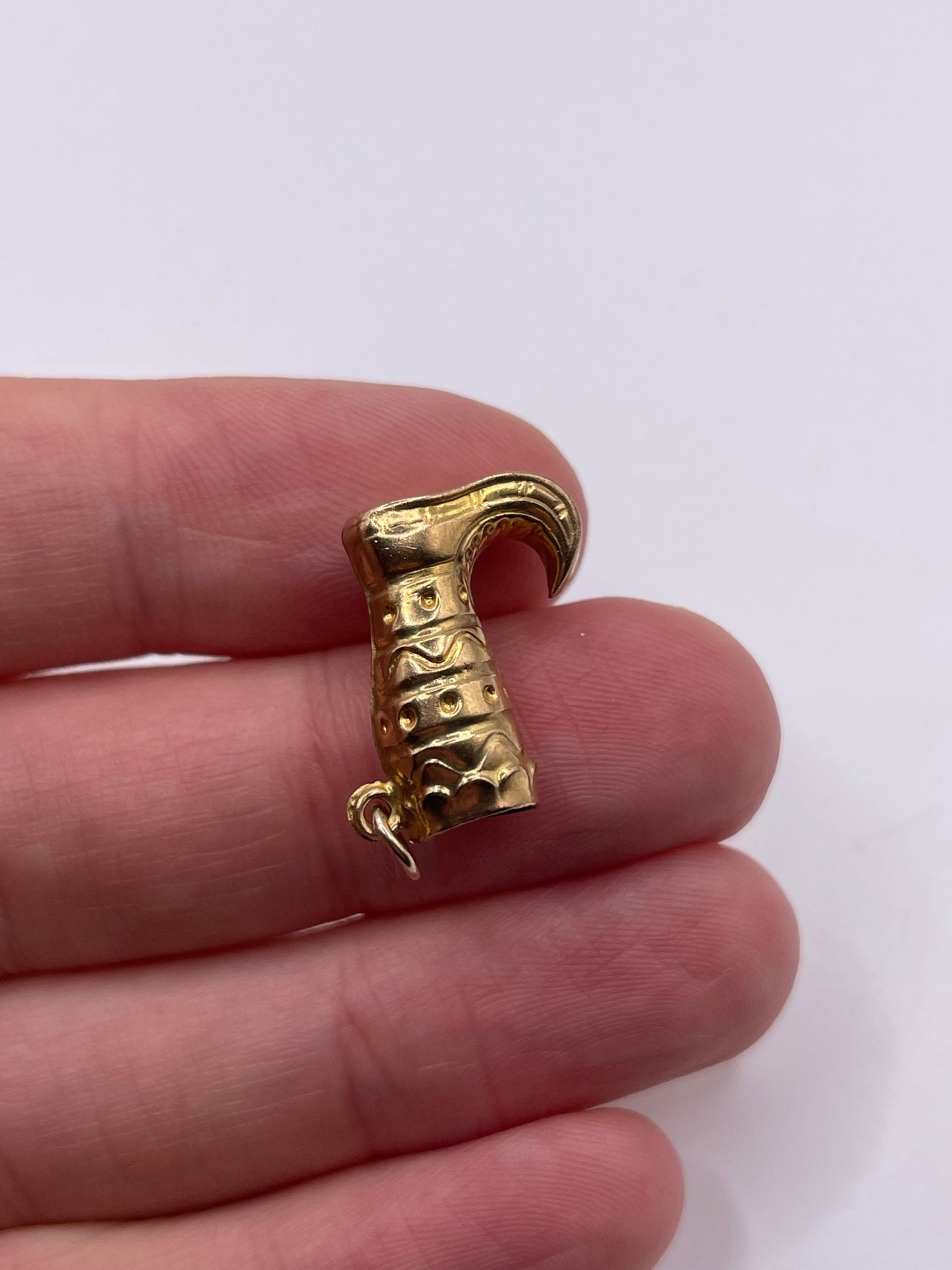 9ct gold jester shoe charm