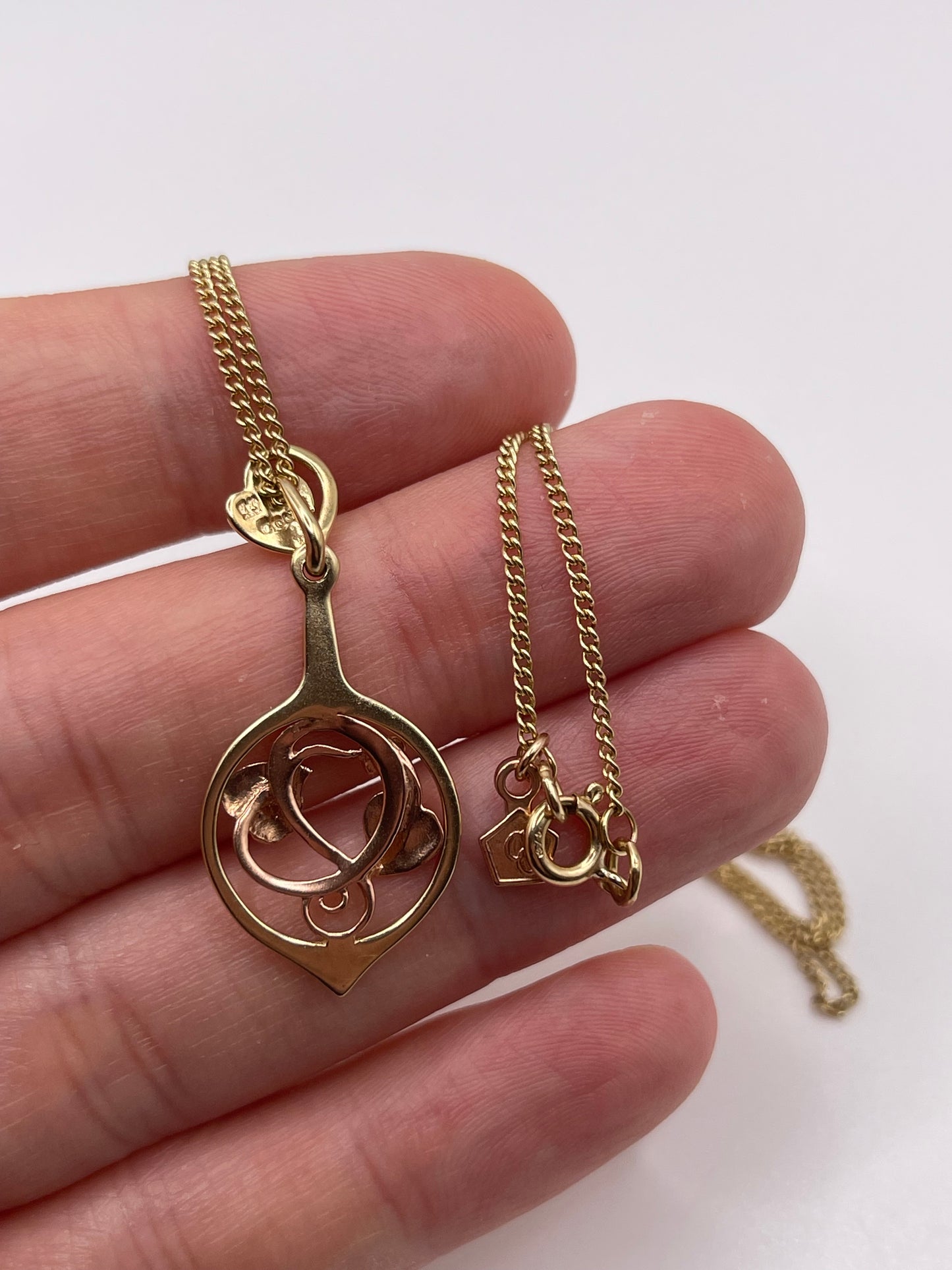 Clogau 9ct gold necklace