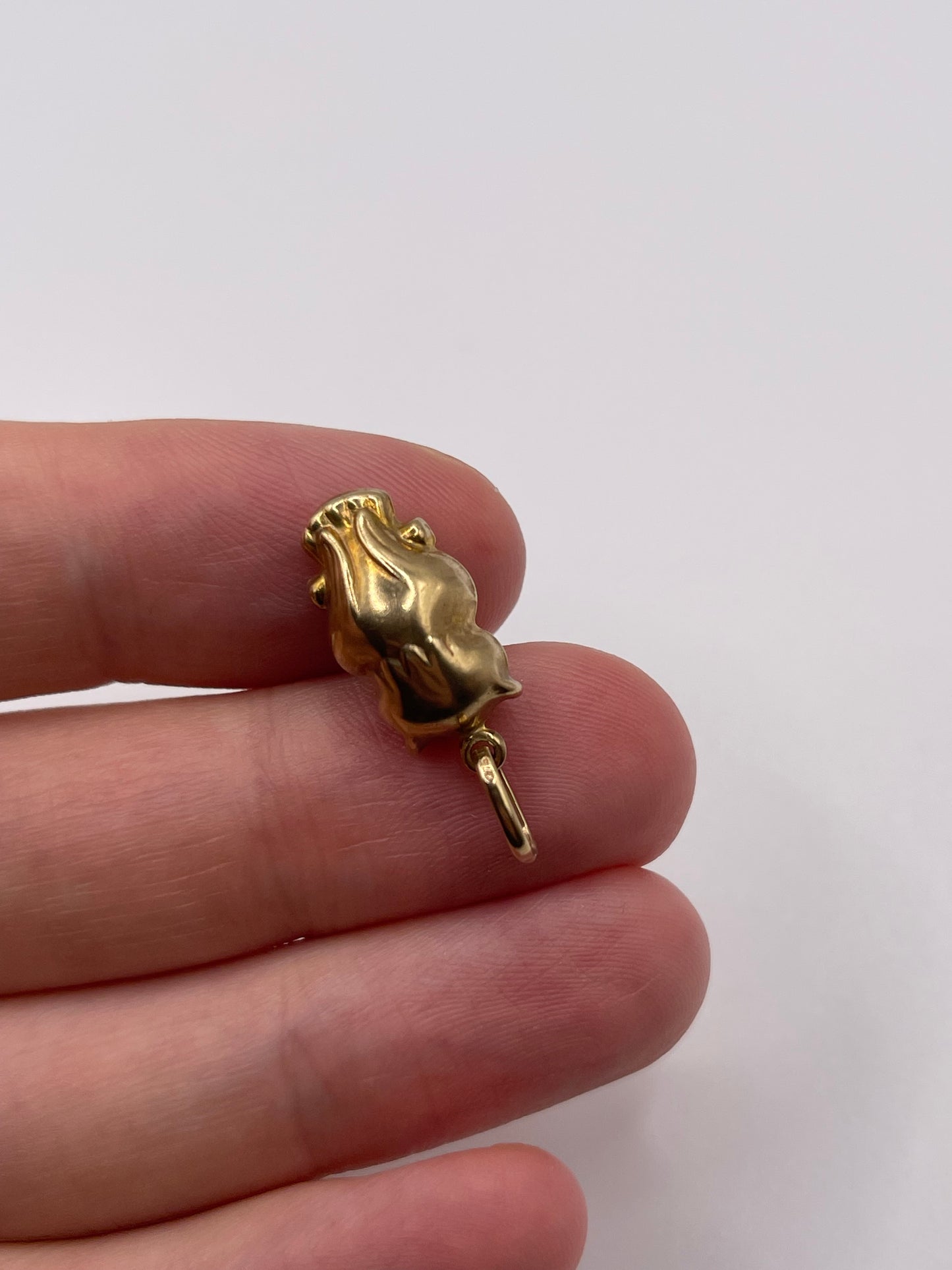 9ct gold owl charm