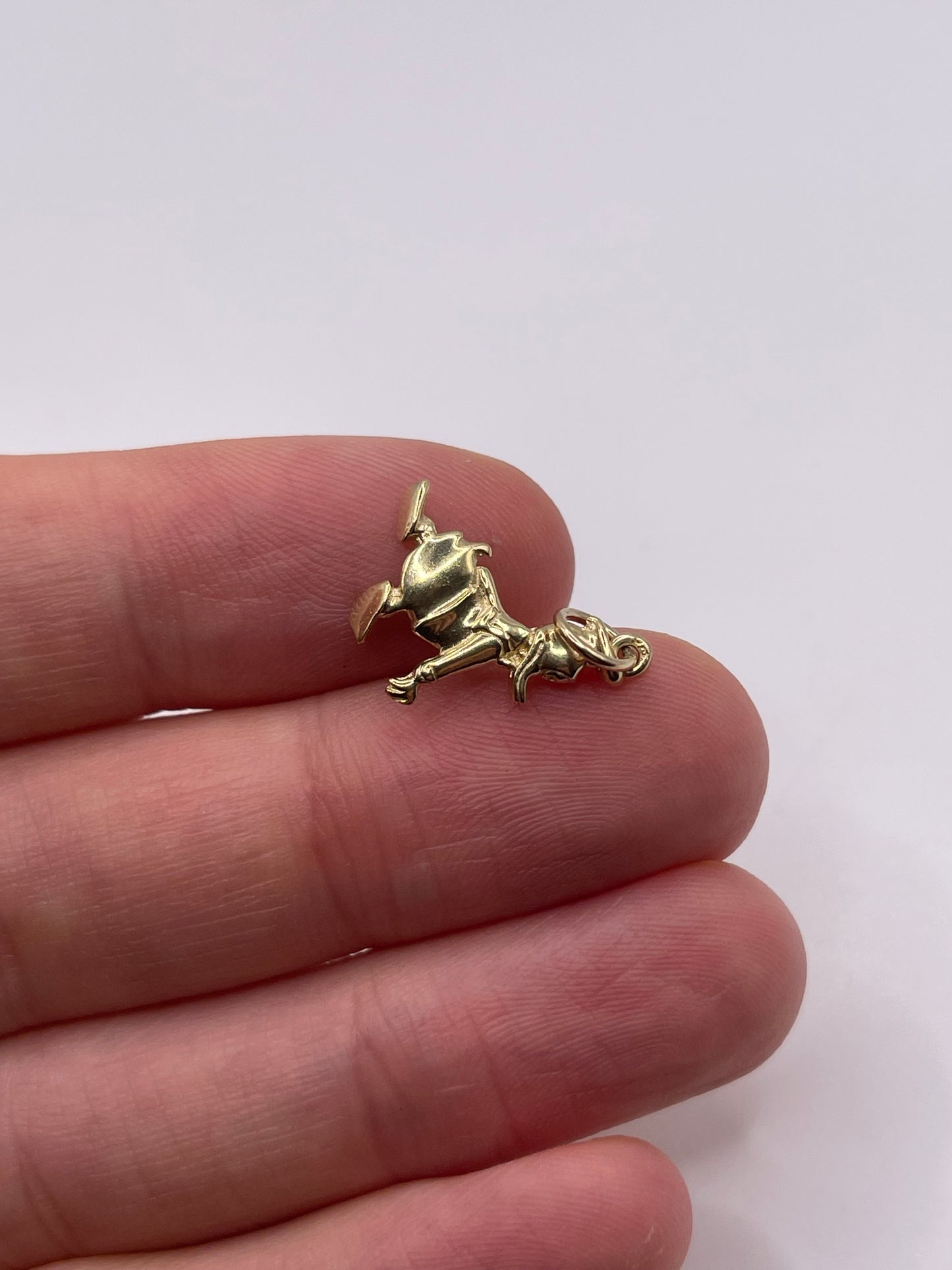 9ct gold character charm