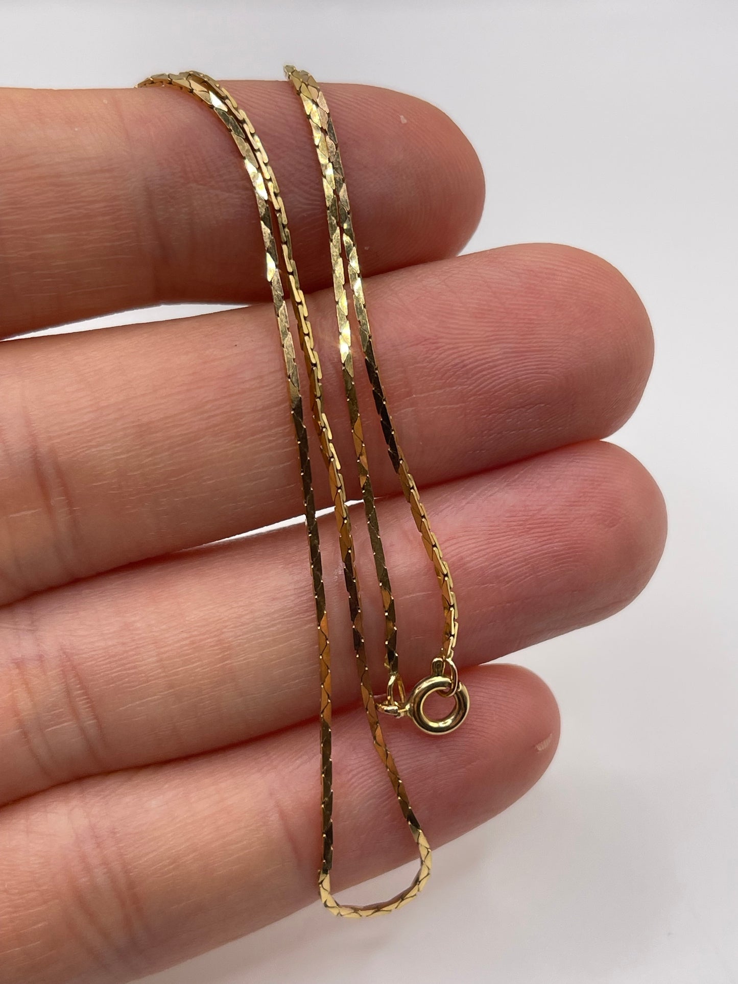 9ct gold chain 343