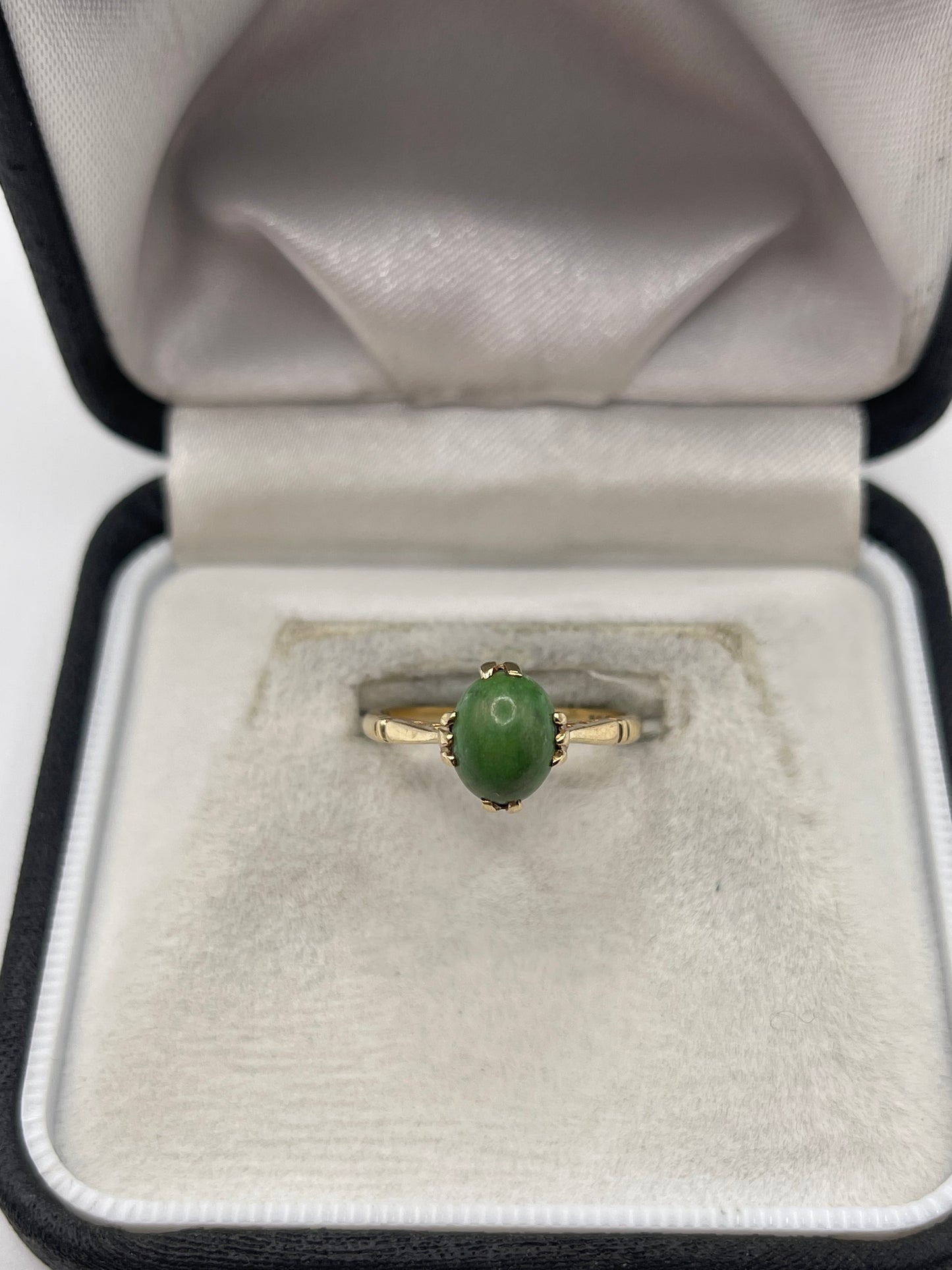 9ct gold natural stone ring