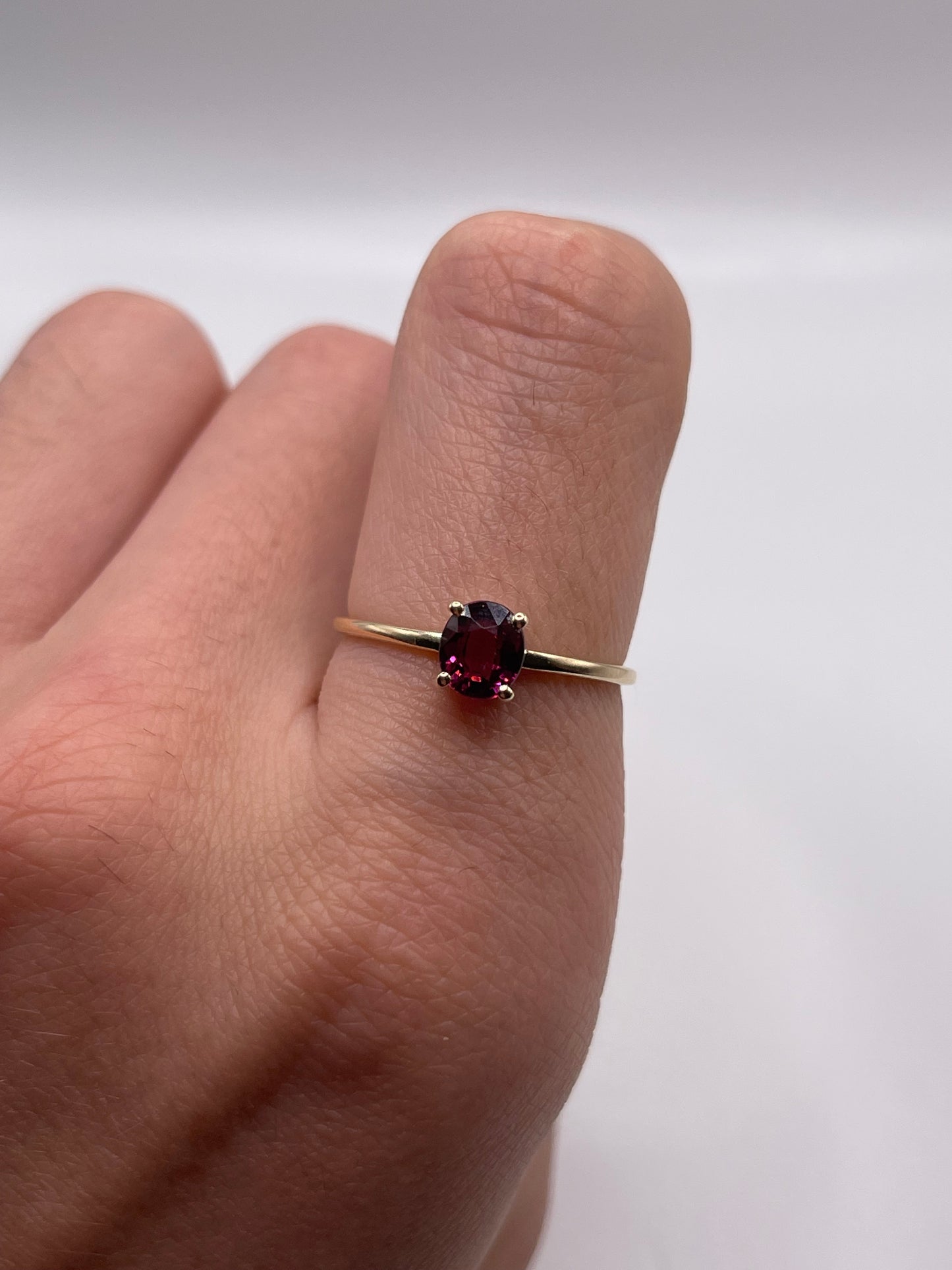 9ct gold tourmaline ting