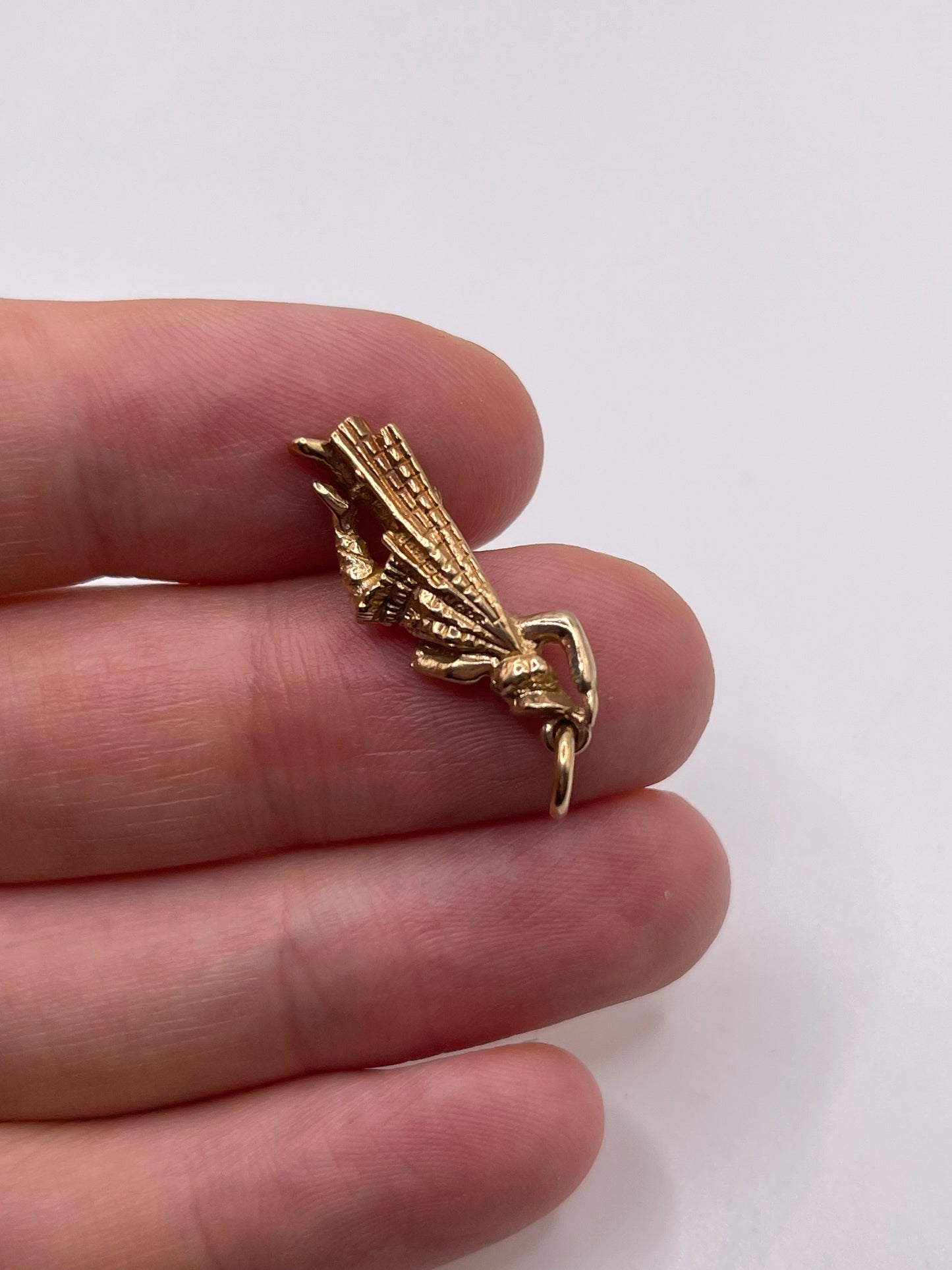9ct gold dancer charm