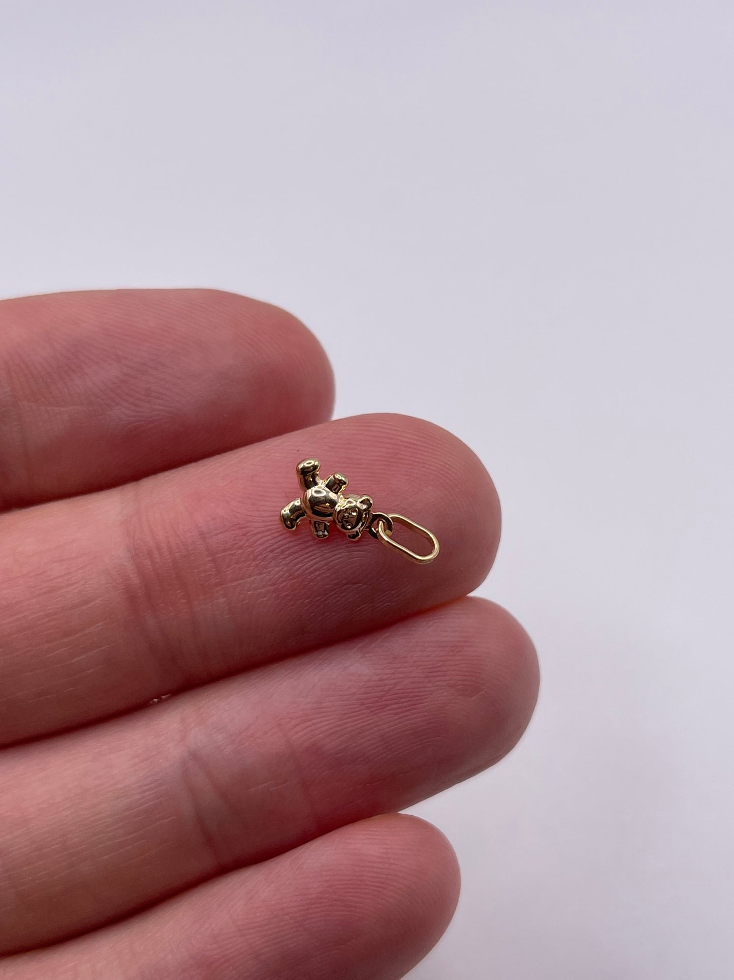 9ct gold teddy bear charm