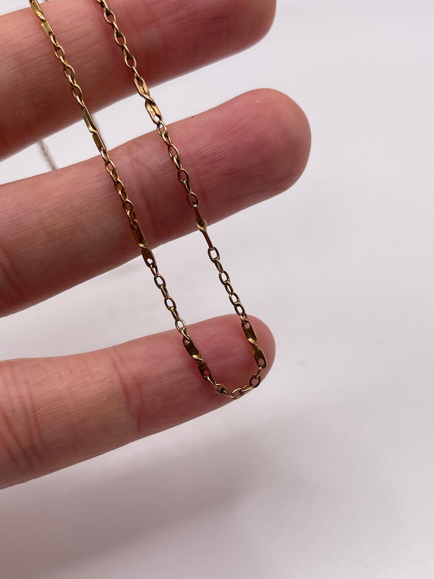 Antique 9ct rose gold chain 5