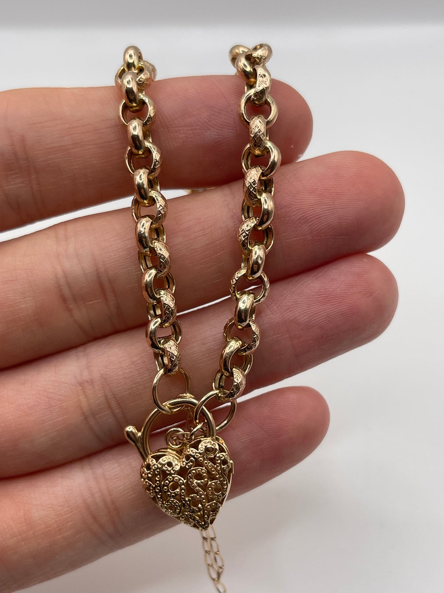 9ct rose gold bracelet