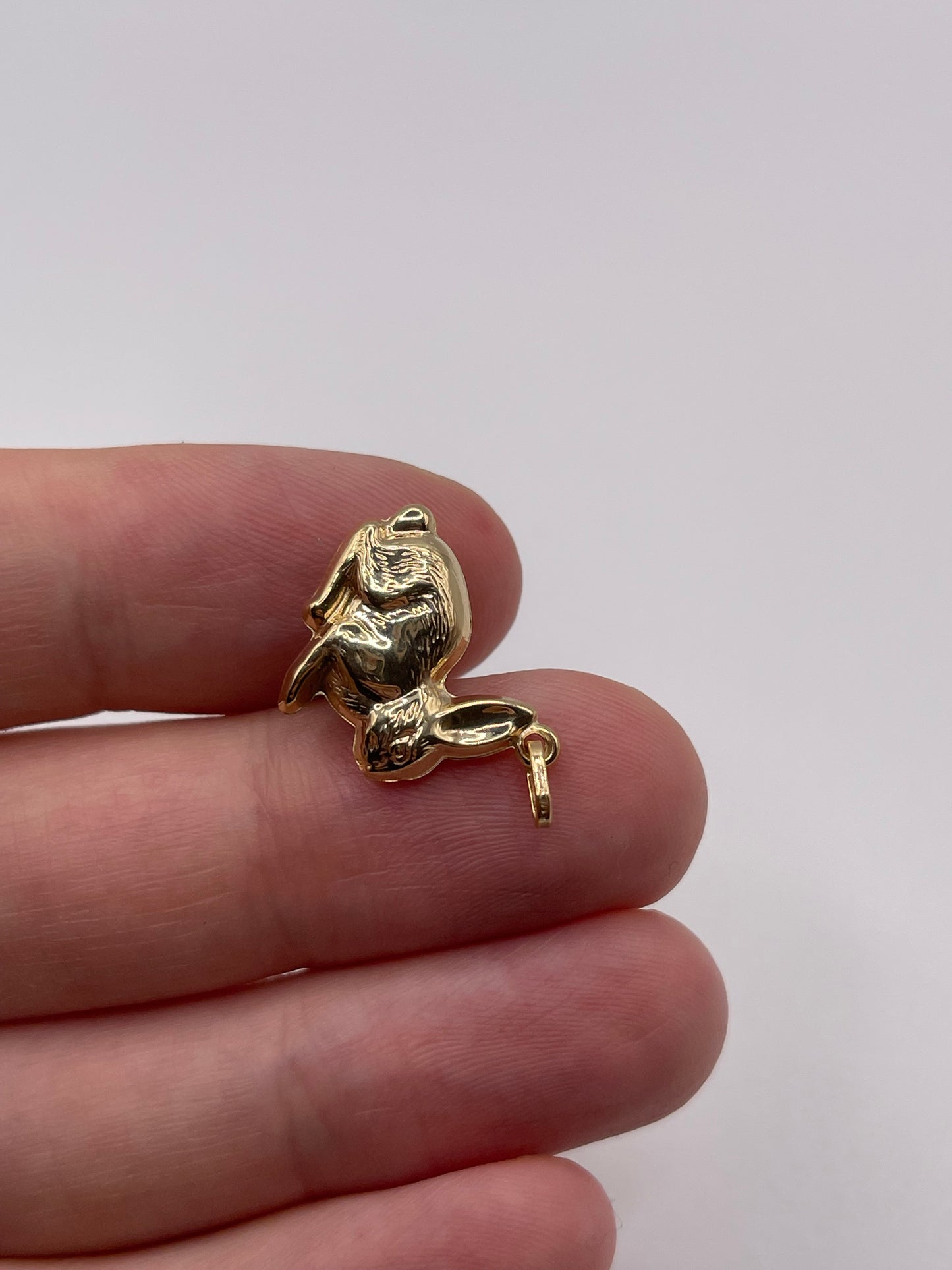 9ct gold rabbit charm