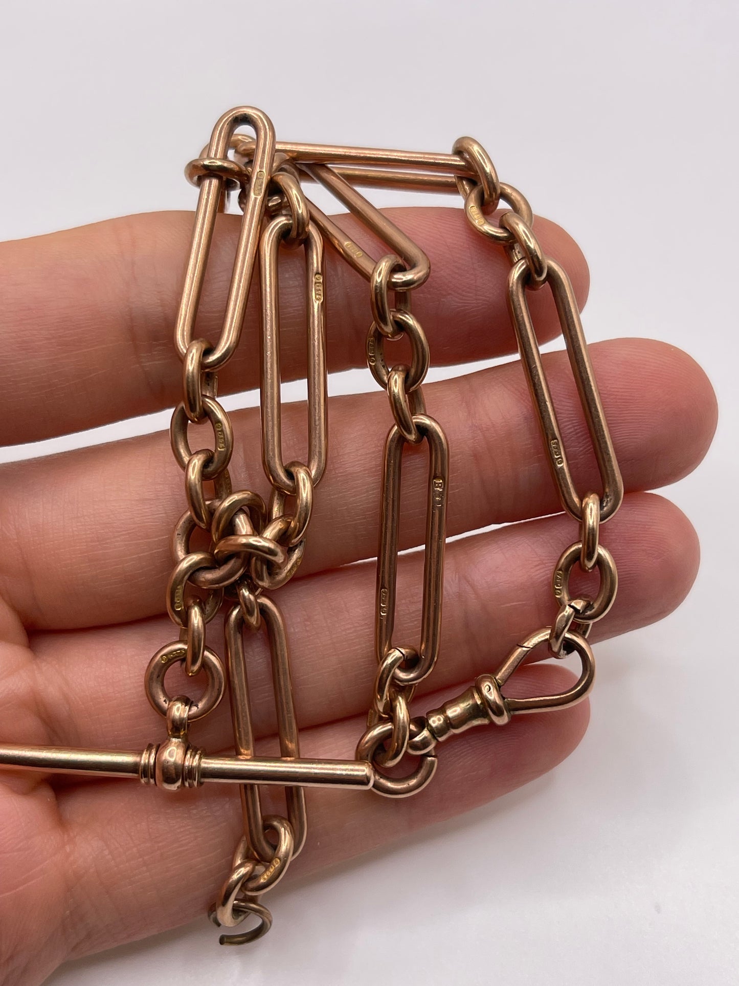 9ct rose gold chain 281