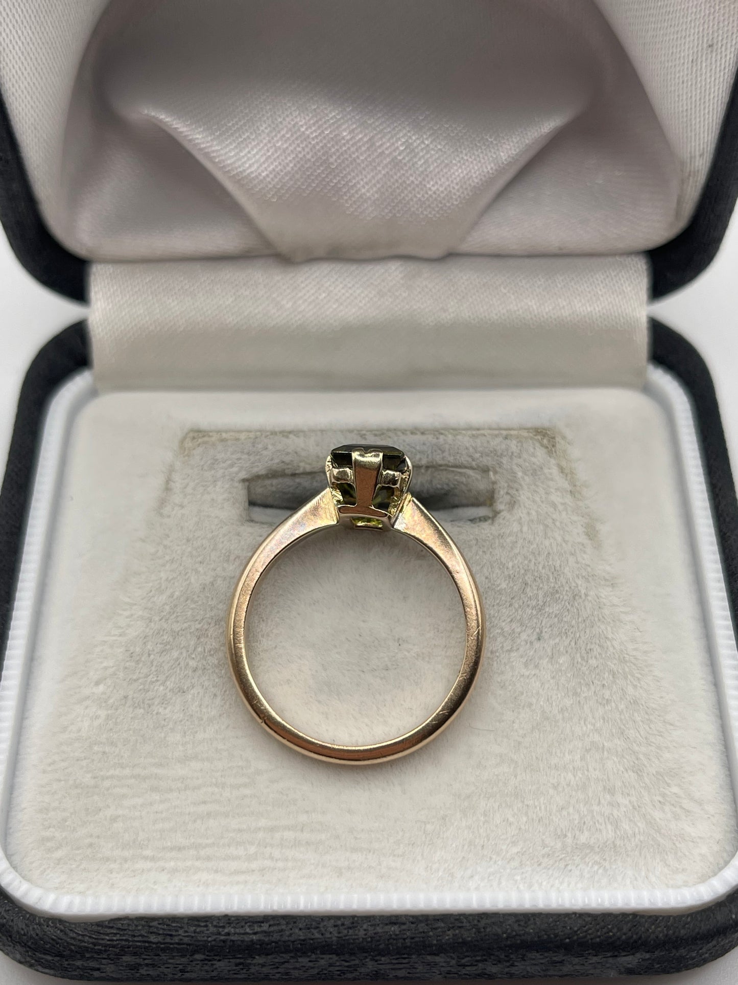 9ct rose gold paste ring