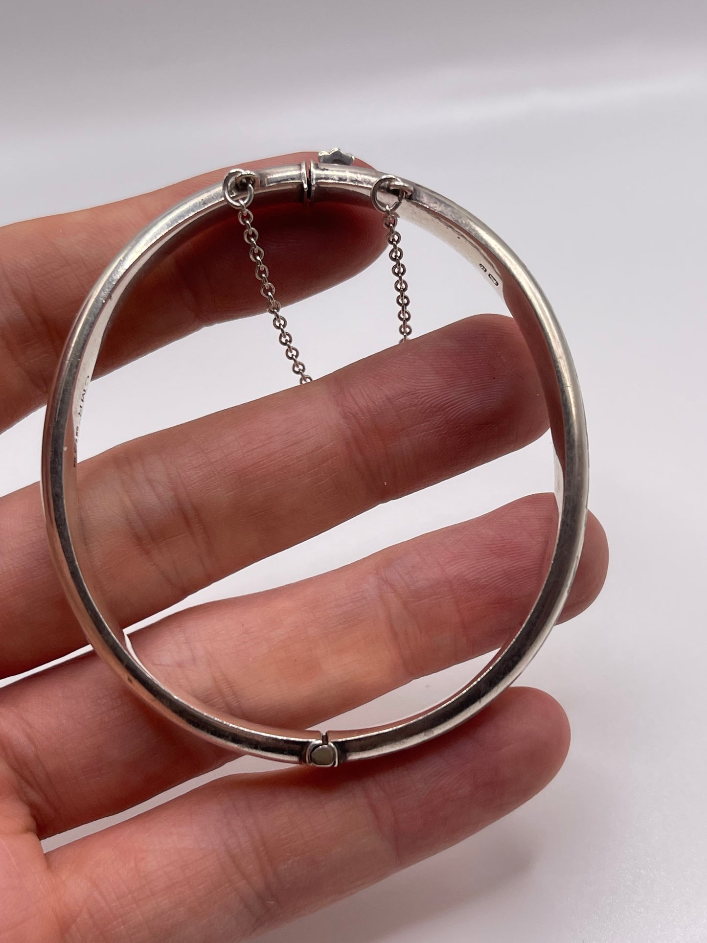 Vintage silver bangle
