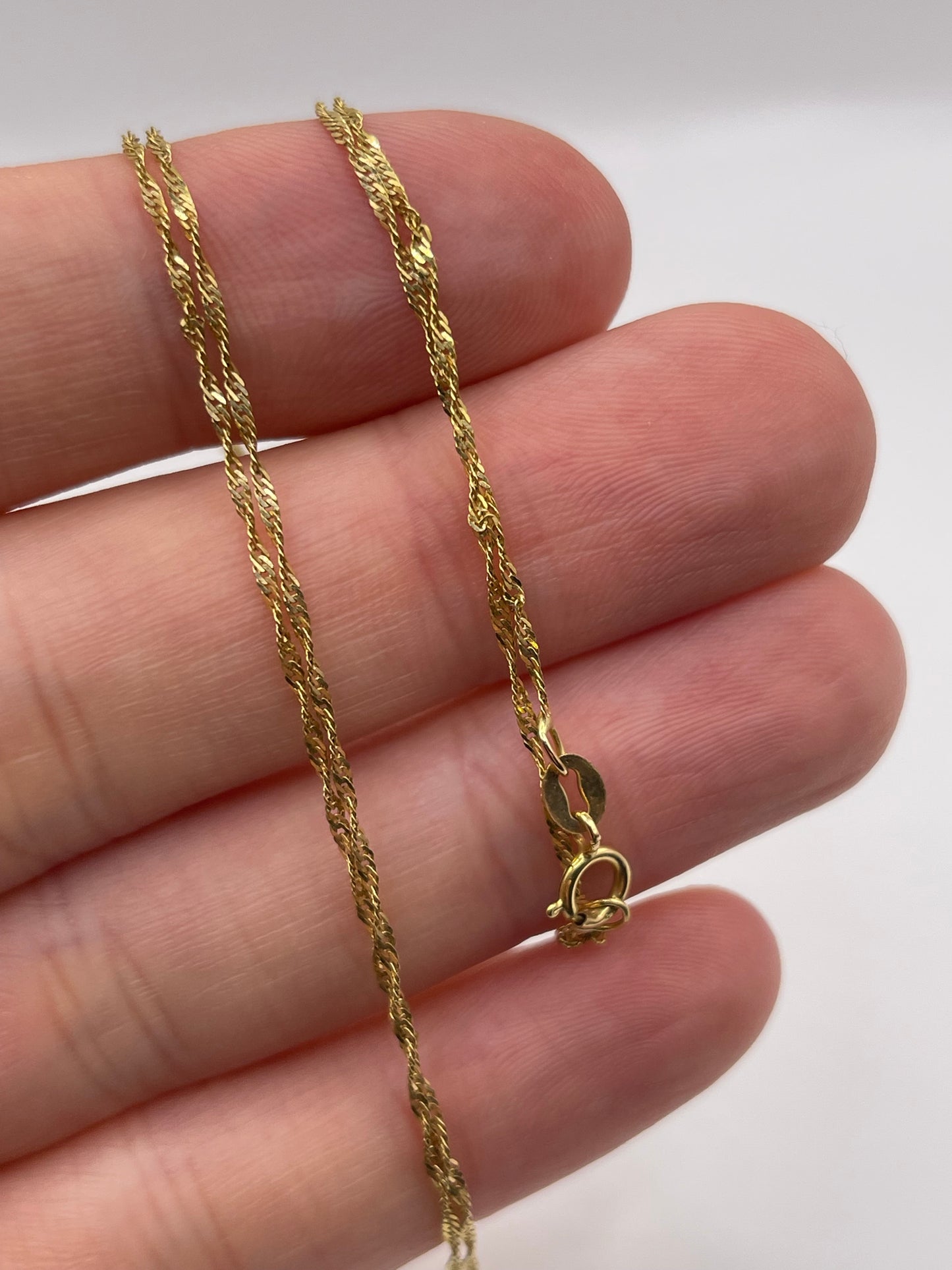 9ct gold chain 187