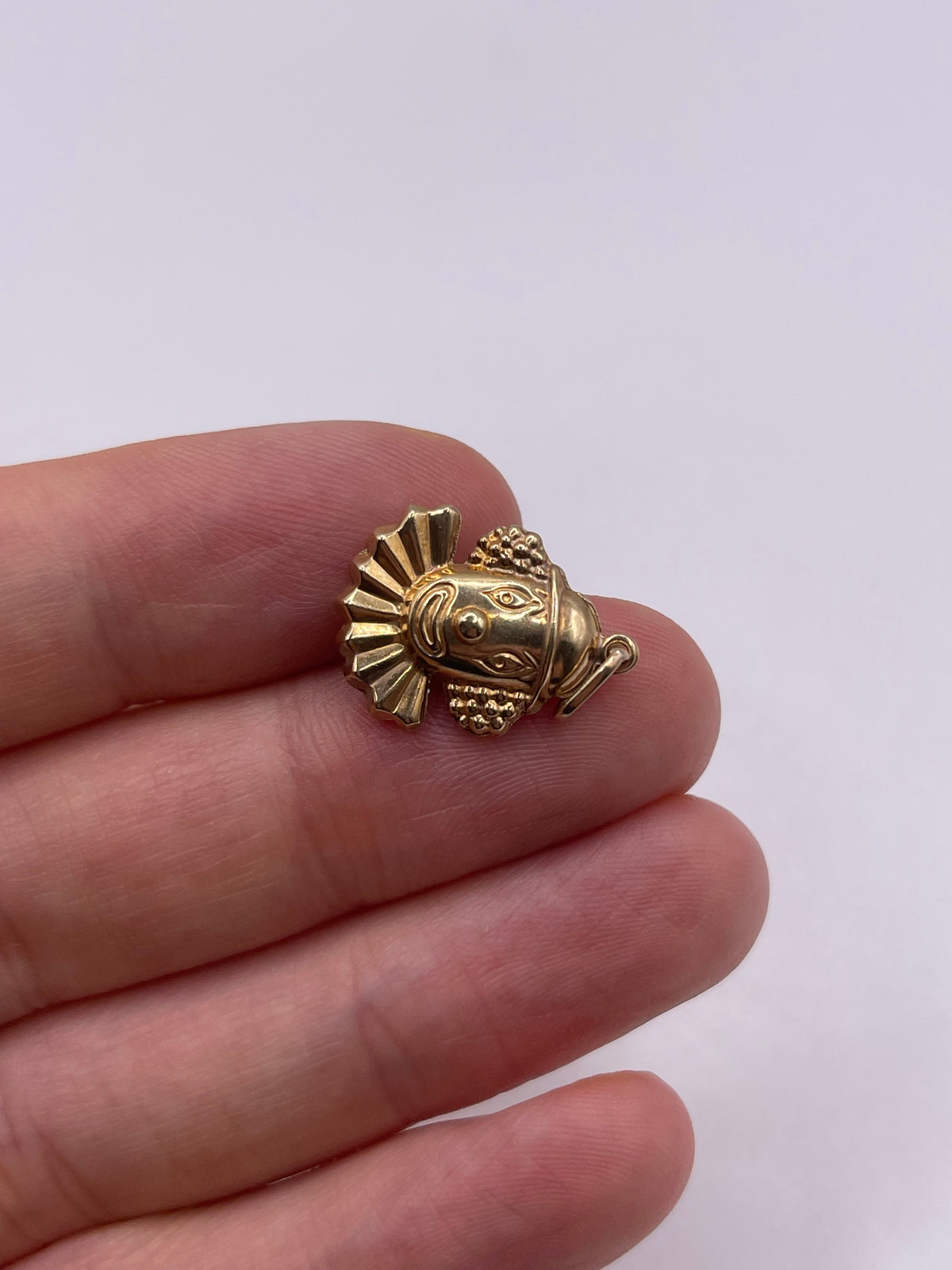 9ct gold clown charm