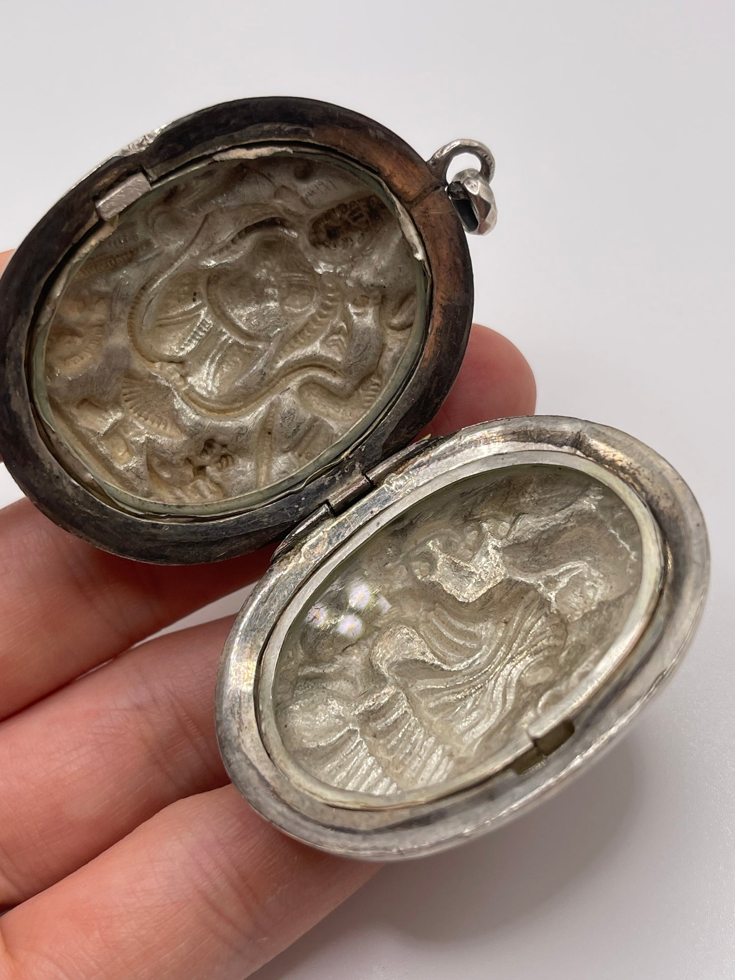 Antique silver Indian locket