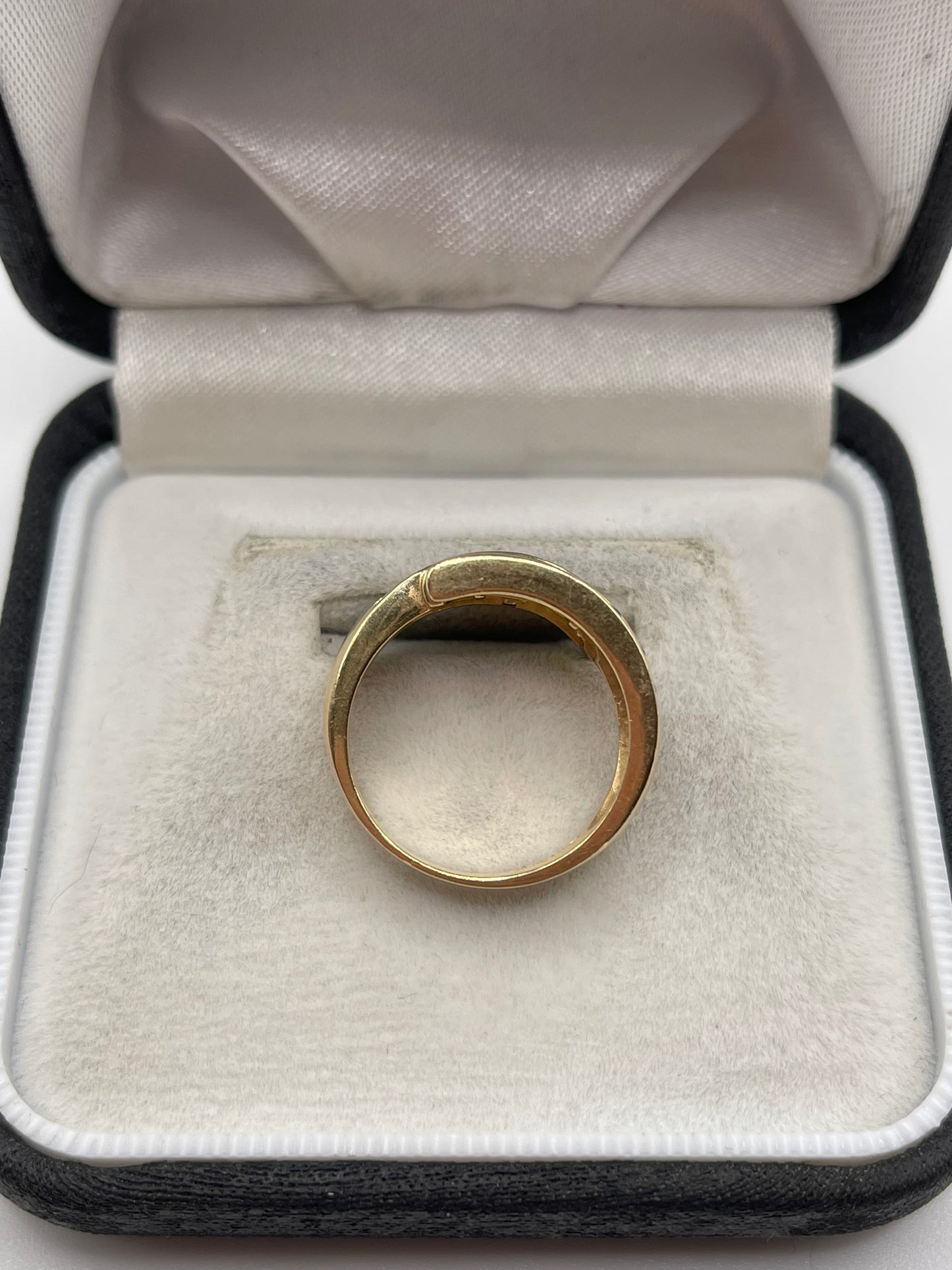 14ct gold peridot, amethyst and topaz ring