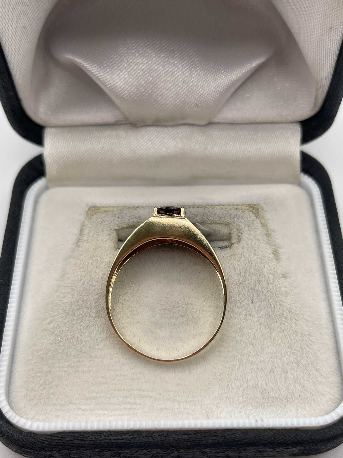 9ct gold tourmaline and diamond ring