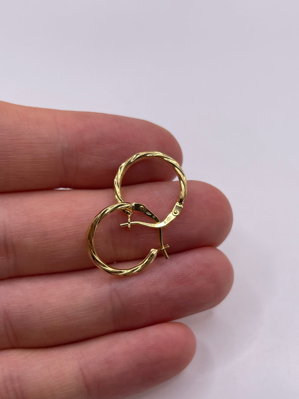 9ct gold Creole earrings