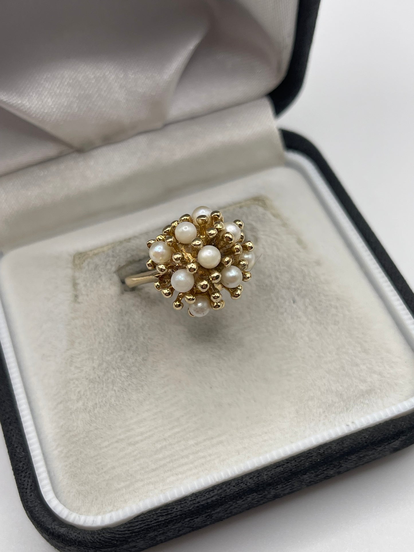 9ct gold pearl ring