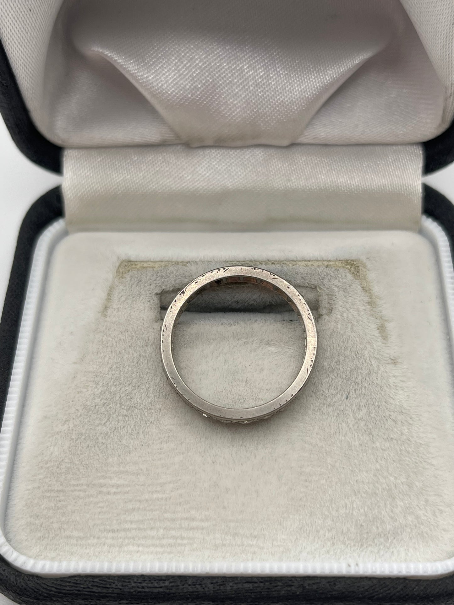 18ct white gold diamond eternity ring
