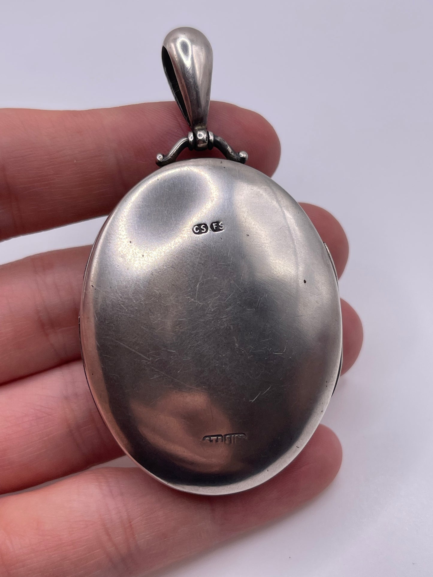 Antique 19th century silver locket
