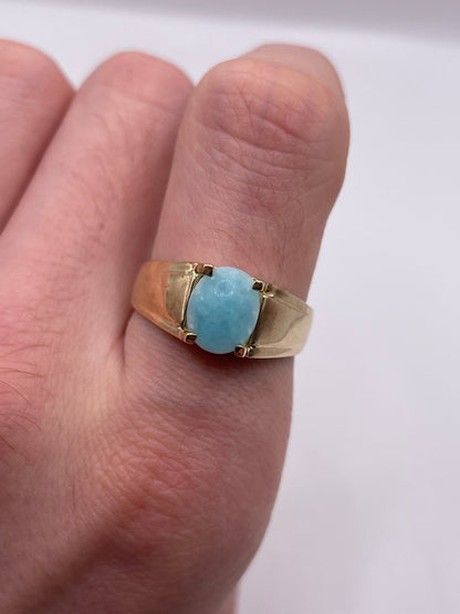 9ct gold gemstone ring