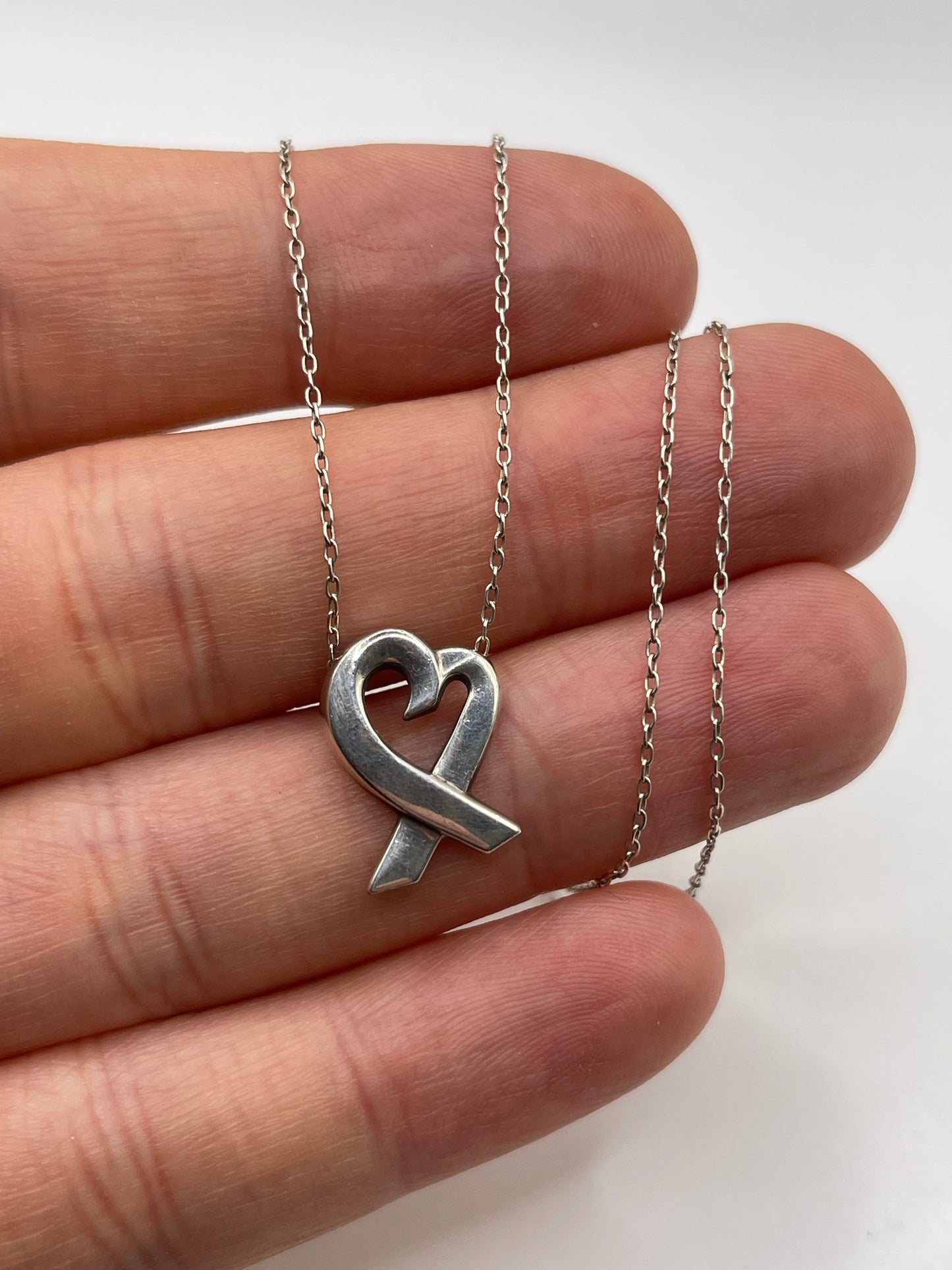 Tiffany and co silver necklace by Paloma Picasso