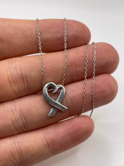 Tiffany and co silver necklace by Paloma Picasso