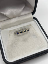 Load image into Gallery viewer, 9ct gold sapphire and diamond ring
