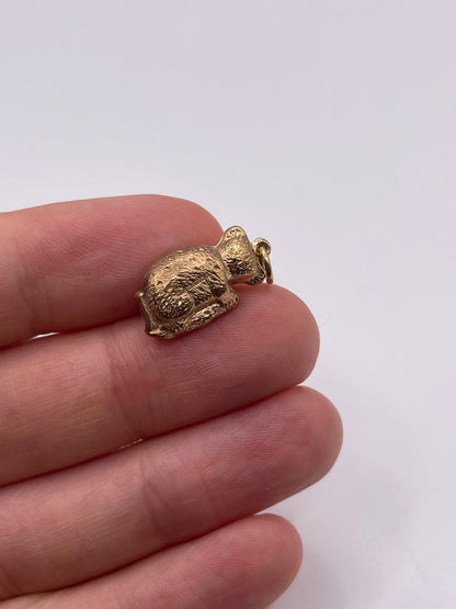 9ct gold koala bear charm