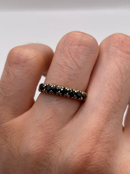 9ct gold sapphire ring