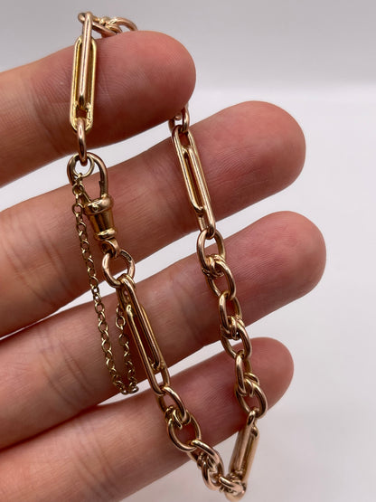 9ct rose gold bracelet