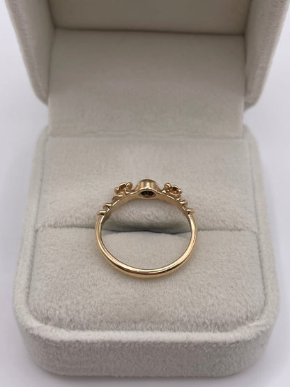 9ct gold sapphire ring