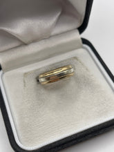 Load image into Gallery viewer, 9ct two tone gold band
