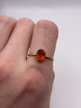 Load image into Gallery viewer, 9ct gold fire opal ring
