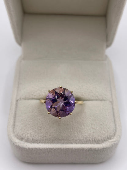 9ct gold ametrine ring