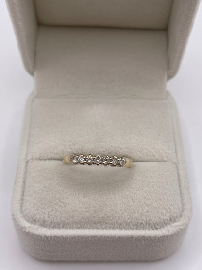 9ct gold diamond ring
