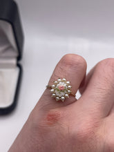 Load image into Gallery viewer, 9ct gold Limoges and pearl ring
