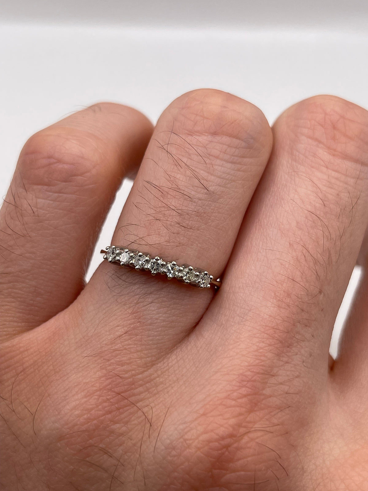9ct gold diamond ring