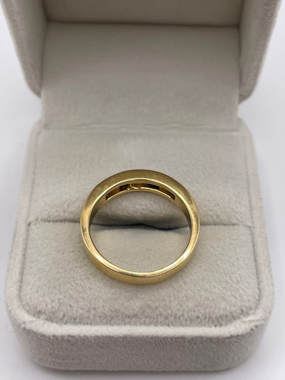 18ct gold sapphire and diamond ring